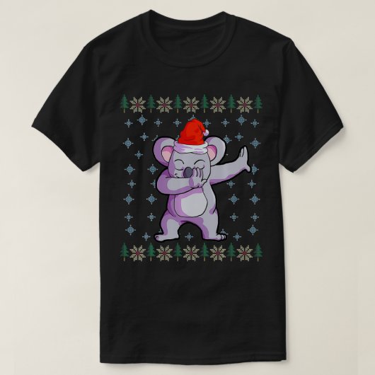 Koala Christmas  Boys Santa Hat Koala Lover Gift  T-Shirt (Design vorne)