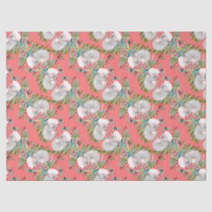 Koala Christmas Pink Seidenpapier