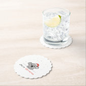 Koala Christmas Snow Winter Animals Koalas Untersetzer (Vor Ort)