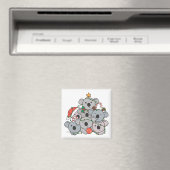 Koala Christmas Tree Funny Animal Christmas Magnet (In Situ (Geschirrspüler))