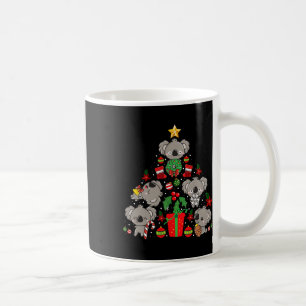 Koala Christmas Tree Niedlicher Bär Kaffeetasse