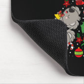 Koala Christmas Tree Niedlicher Bär Mousepad (Ecke)