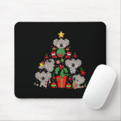 Koala Christmas Tree Niedlicher Bär Mousepad (Mit Mouse)