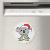 Koala Christmas Winter Animals Koalas Magnet (In Situ (Geschirrspüler))
