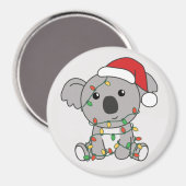 Koala Christmas Winter Animals Koalas Magnet (Vorderseite/Rückseite)