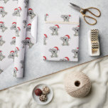 Koala Christmas Winter Animals Koalas Wrapping Pap Geschenkpapier<br><div class="desc">Der Koala zu Weihnachten mit Feenlicht. Hübsche Tiere mit Geschenken und Schnee für den Urlaub. Ein süßes Weihnachtsgrüßen. Koalas sind niedliche Tiere und perfekt zu Weihnachten.</div>