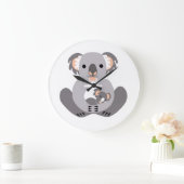KOALA - Clock Große Wanduhr (Zuhause)