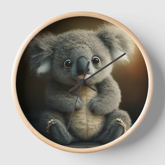 Koala Clock Uhr (Vorderseite)