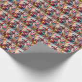 Koala Clown Geschenkpapier (Ecke)