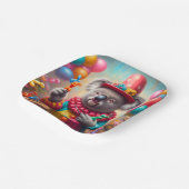 Koala Clown Pappteller (Gewinkelt)