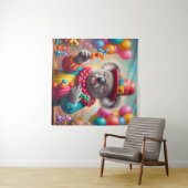 Koala Clown Wandteppich (Beispiel (Horizontal))