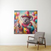Koala Clown Wandteppich (Beispiel)