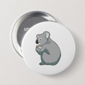 Koala Coffee Cup Button (Vorne & Hinten)