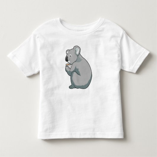 Koala Coffee Cup Kleinkind T-shirt (Vorderseite)
