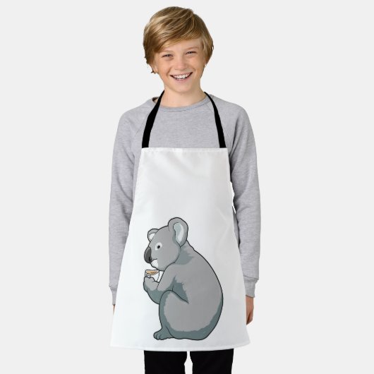 Koala Coffee Cup Schürze (Getragen)