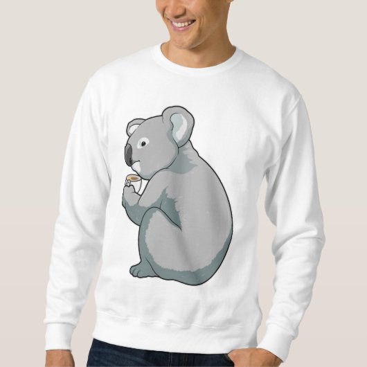 Koala Coffee Cup Sweatshirt (Vorderseite)