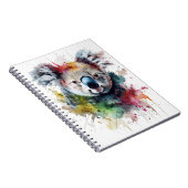 Koala Colorido: una ilustración vibrante Notizblock (Rechte Seite)