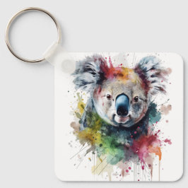 Koala Colorido: una ilustración vibrante Schlüsselanhänger