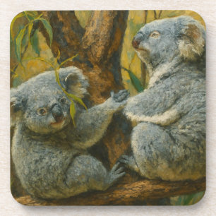 Koala Companies - Realistisches Naturschutzparadie Getränkeuntersetzer