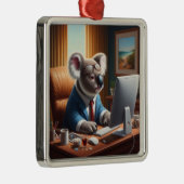 Koala Computer Ornament Aus Metall (Rechts)