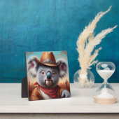 Koala Cowboy Fotoplatte (InSitu)