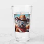 Koala Cowboy Glas (Rückseite)