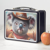 Koala Cowboy Metall Brotdose (Beispiel)