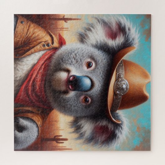 Koala Cowboy Puzzle (Horizontal)