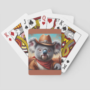 Koala Cowboy Spielkarten