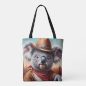 Koala Cowboy Tasche (Rückseite)