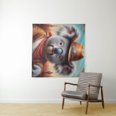 Koala Cowboy Wandteppich (Beispiel (Horizontal))