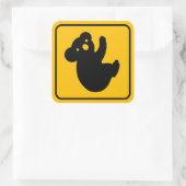 Koala Crossing Niedlich Road Signing Sticker (Tasche)