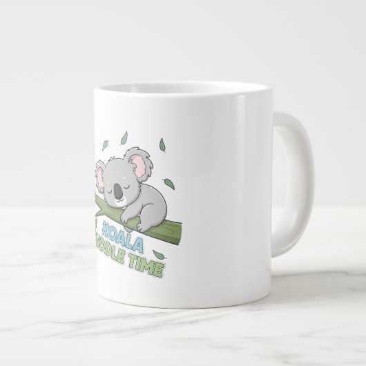Koala Cuddle Time Jumbo-Tasse (Vorderseite Rechts)