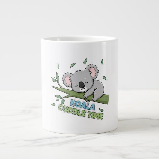 Koala Cuddle Time Jumbo-Tasse (Vorderseite)