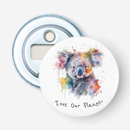 Koala Cuddles in Color, benutzerdefiniert Flaschenöffner