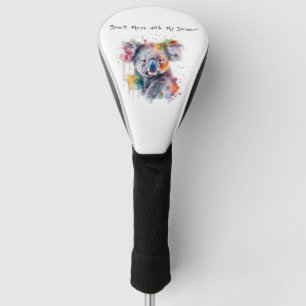 Koala Cuddles in Color, benutzerdefiniert Golf Headcover