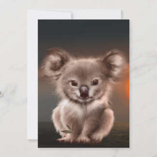 Koala Dankeskarte