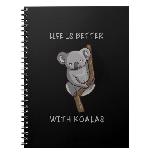 Koala - Das Leben ist besser mit Koalas Notizblock (Vorderseite)