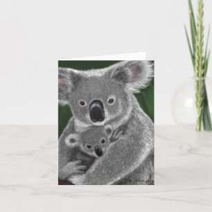 Koala Denken Sie an Ihre Karte