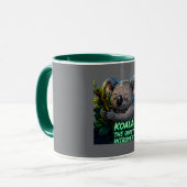 Koala Der Stille Introvertierte Becher Tasse (Vorderseite Links)