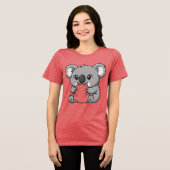 KOALA DESING T-SHIRT FOR WOMEN Tri-Blend SHIRT (Vorderseite voll)