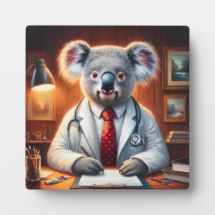 Koala Doctor Fotoplatte
