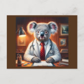 Koala Doctor Postkarte (Vorderseite)