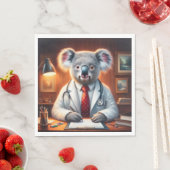Koala Doctor Serviette (Beispiel)