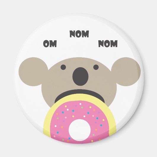 Koala Donut Diet Magnet (Vorne)