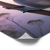 Koala Doppelexposition Tierart Wildnis Poster (Ecke)