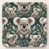 Koala Drink Untersetzer Set (Vorderseite)