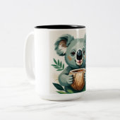 Koala Drinks Kaffee Tasse (Vorderseite Links)
