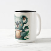 Koala Drinks Kaffee Tasse (VorderseiteRechts)