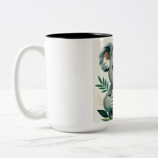 Koala Drinks Kaffee Tasse (Links)